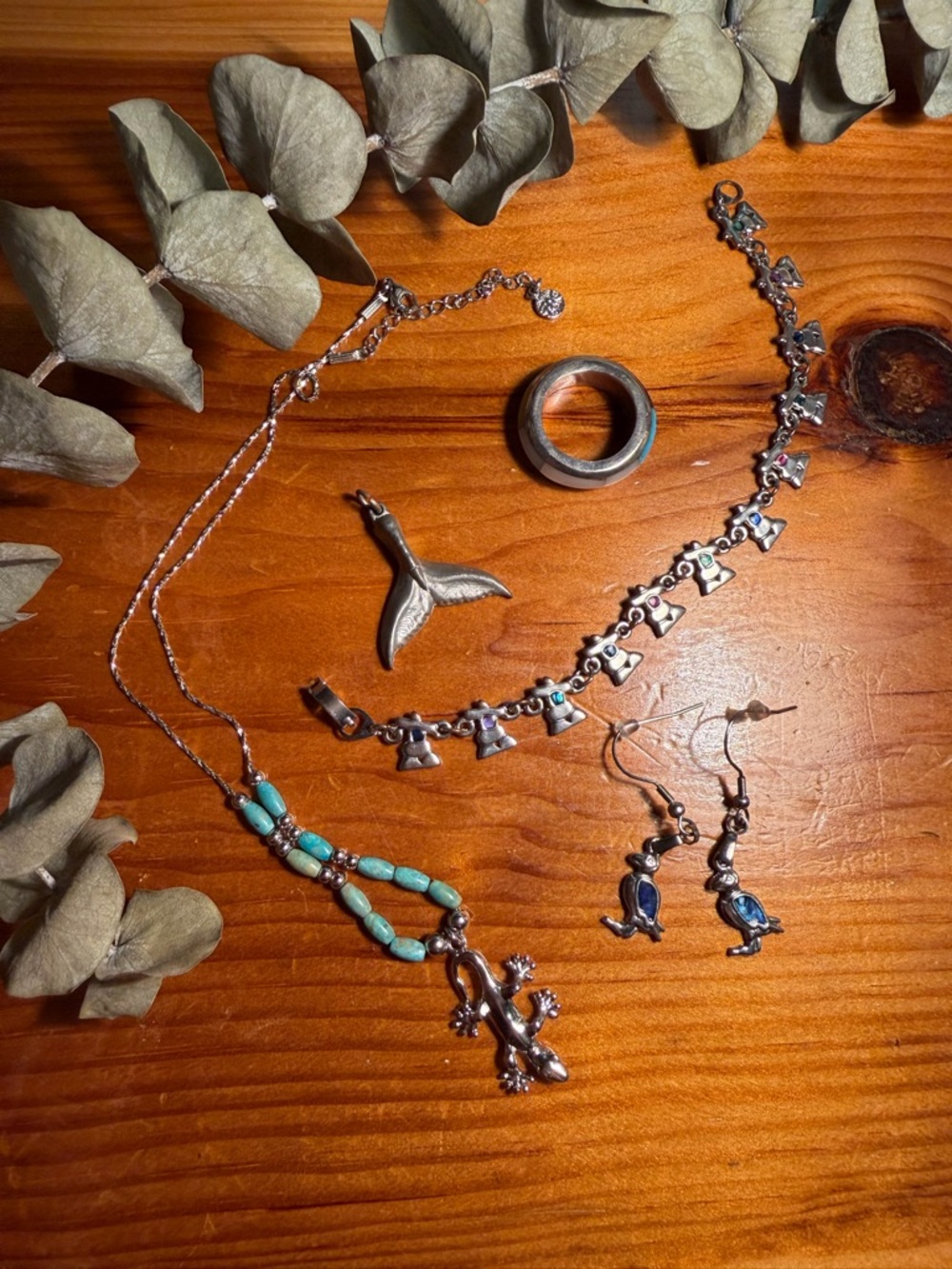 Ethnic Jewelry Set (Turquoise & Labradorite)